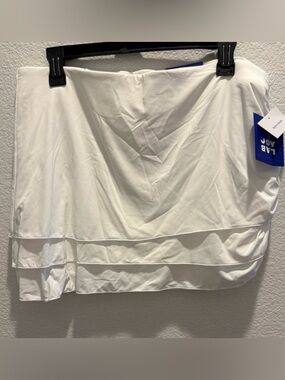 JoyLab White Layered Mini Skirt